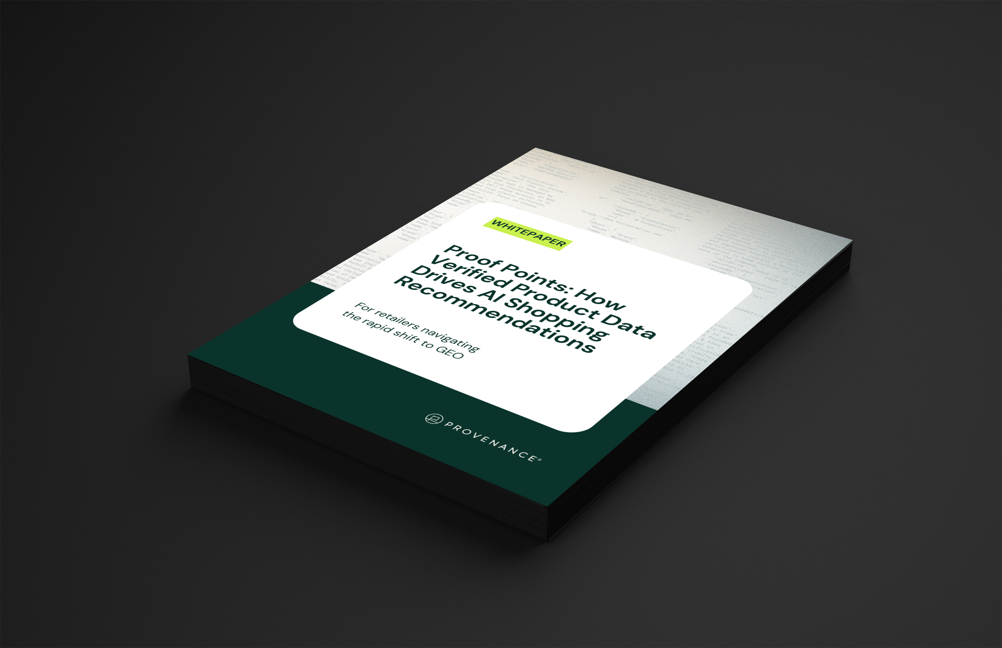 Provenance platform for verified sustainability proof points that boost AI product discoverability